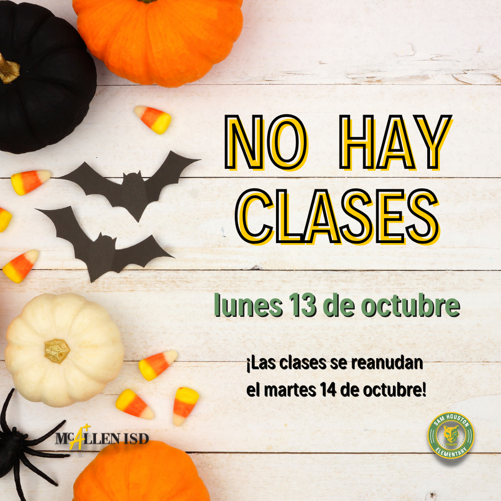 Announcement for No Classes in Spanish