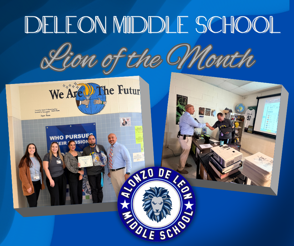 Teacher Lion of the Month
