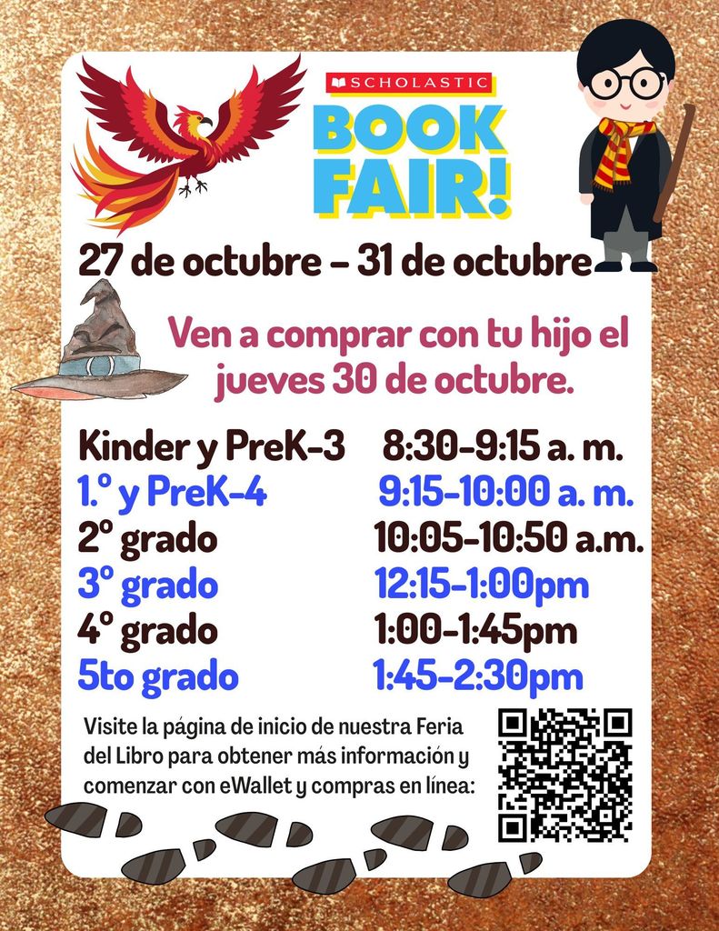 Flyer for Book Fair (Spanish)