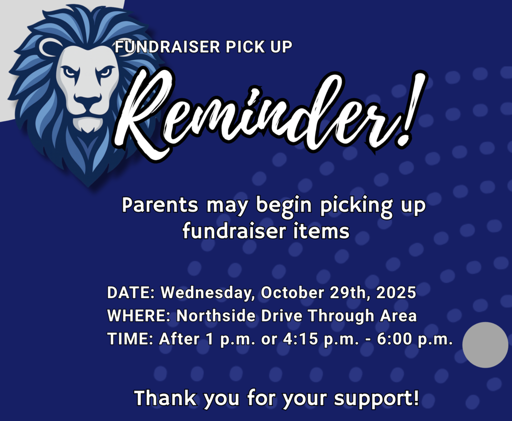 Fundraiser Pick Up Reminder