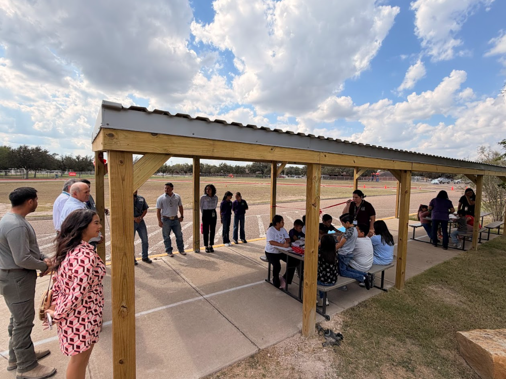 Ribbon cutting ceremony.