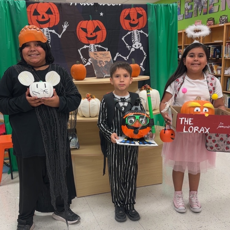 Book Character Pumpkin Winners 