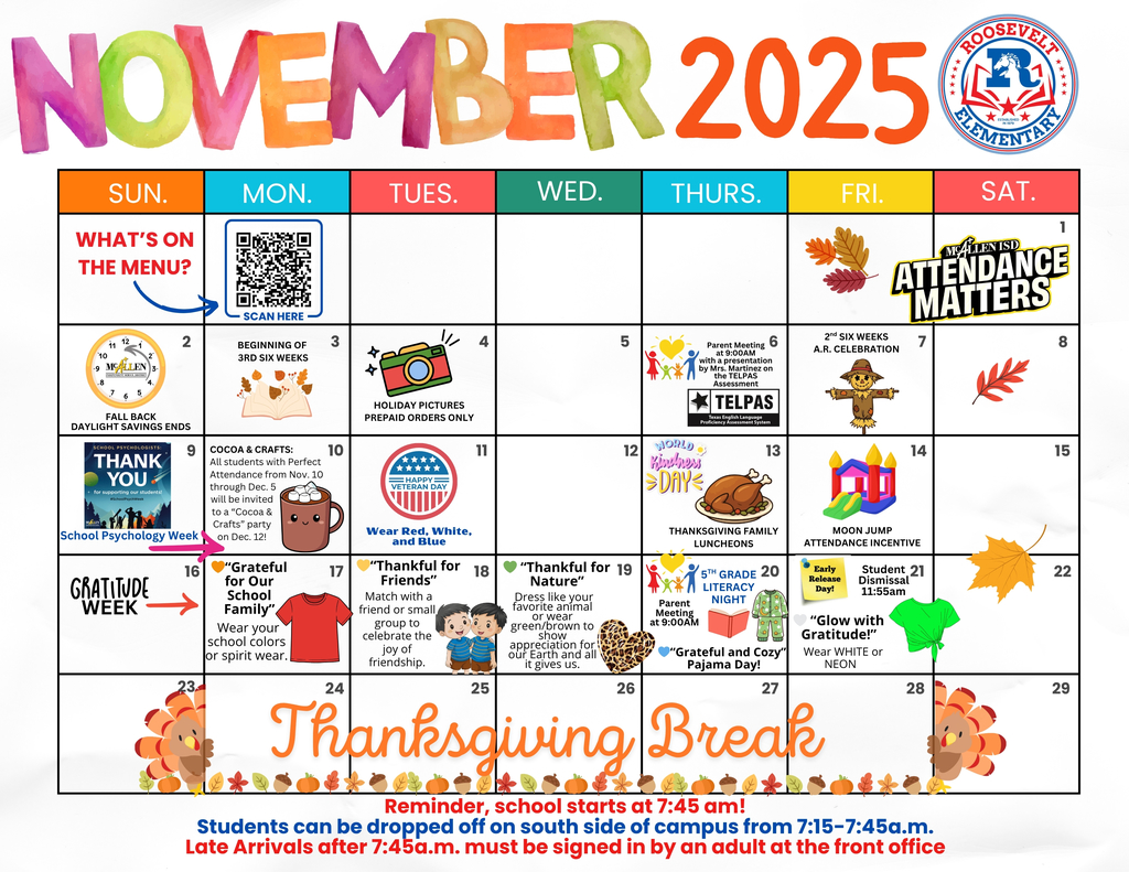 November Calendar