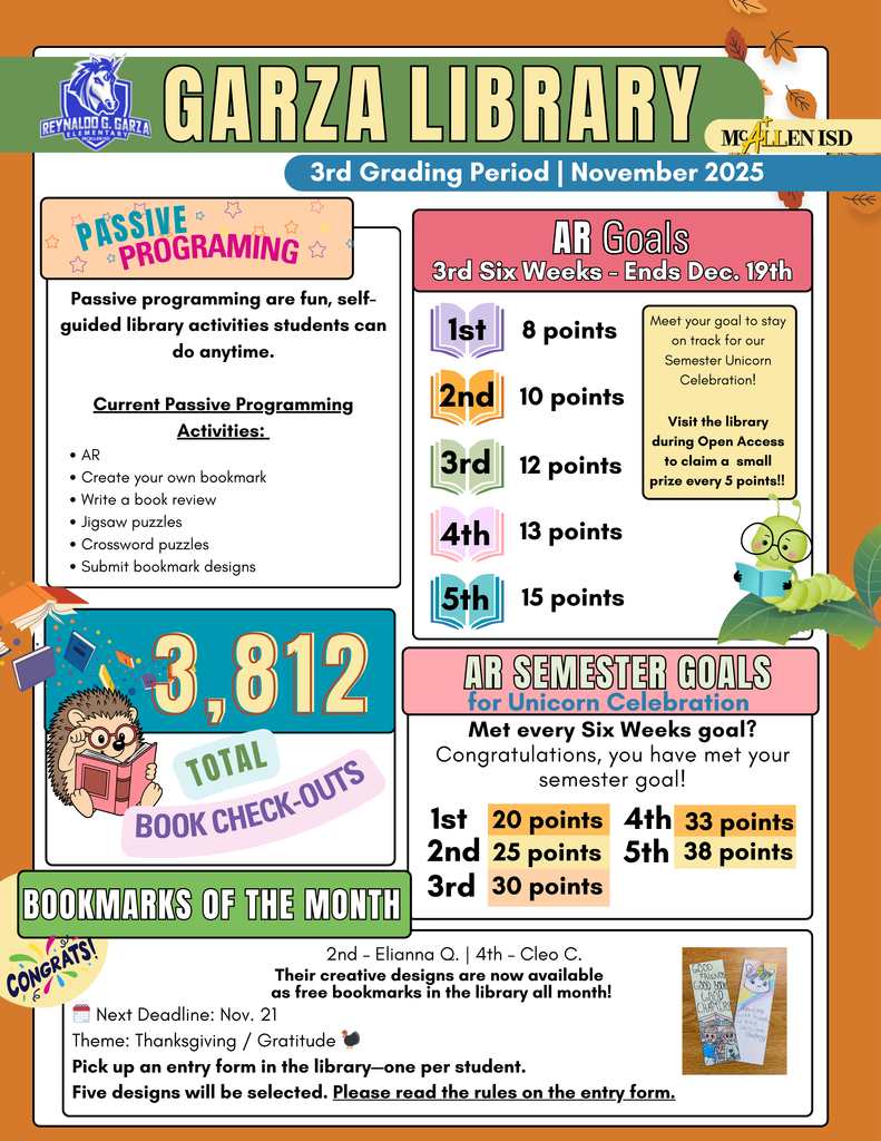 Garza Library Newsletter