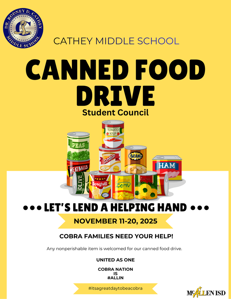 Canned food drive