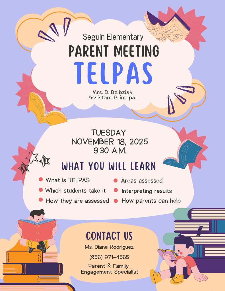 Seguin Elementary Parent Meeting TELPAS