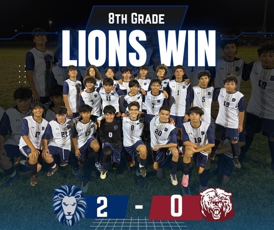 Congrats 8th grade Lions