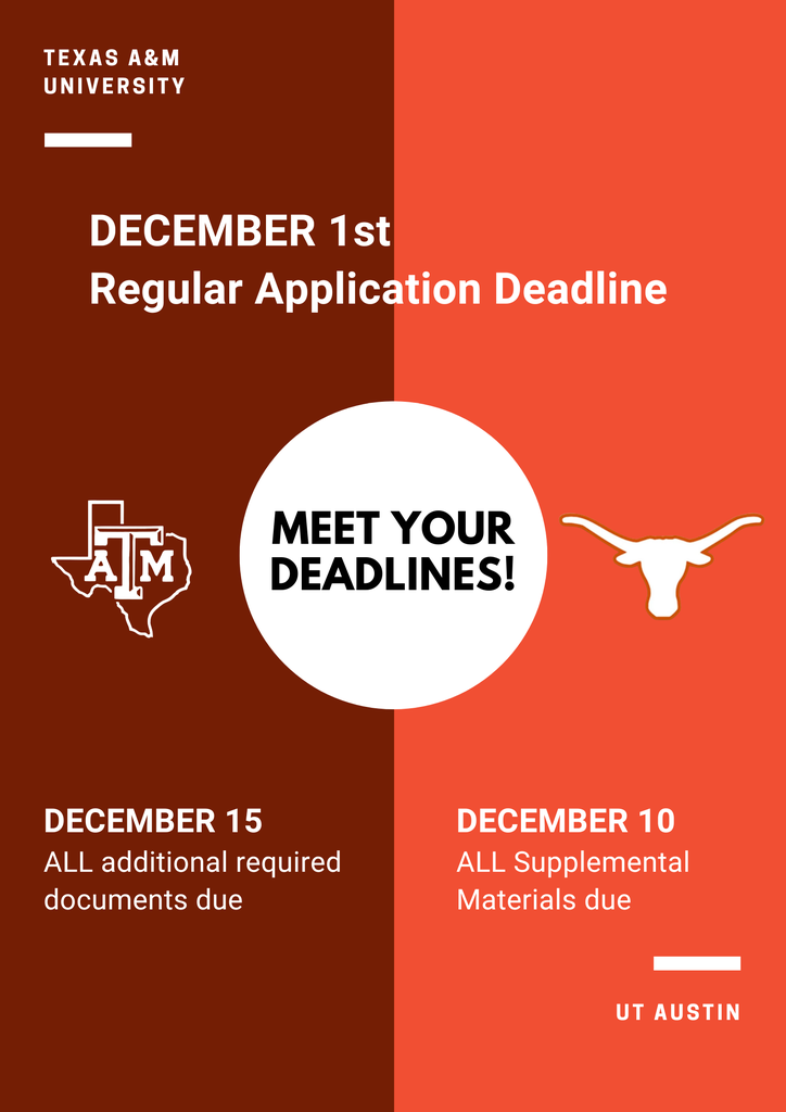 UT/AM Deadline