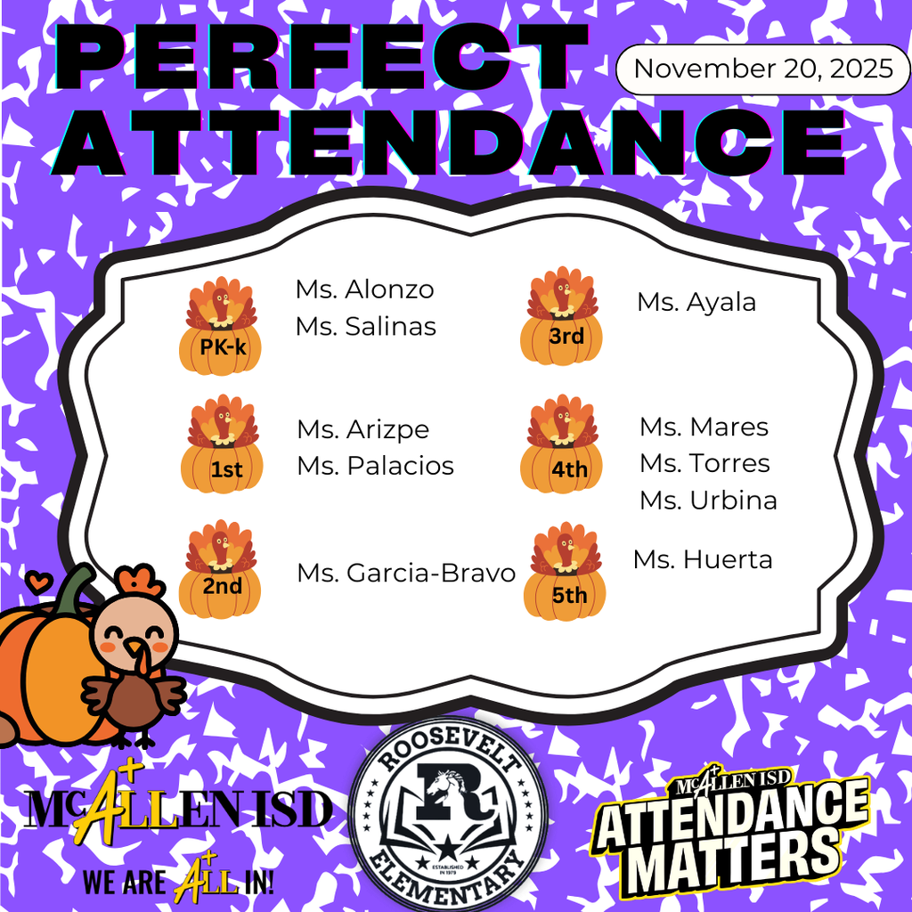 Perfect Attendance 11/20