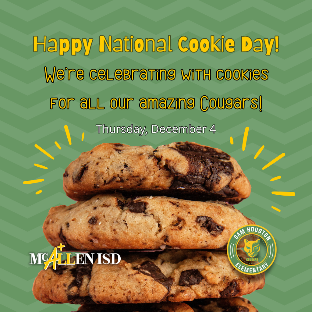 Announcement for National Cookie Day (Free Cookies) in English