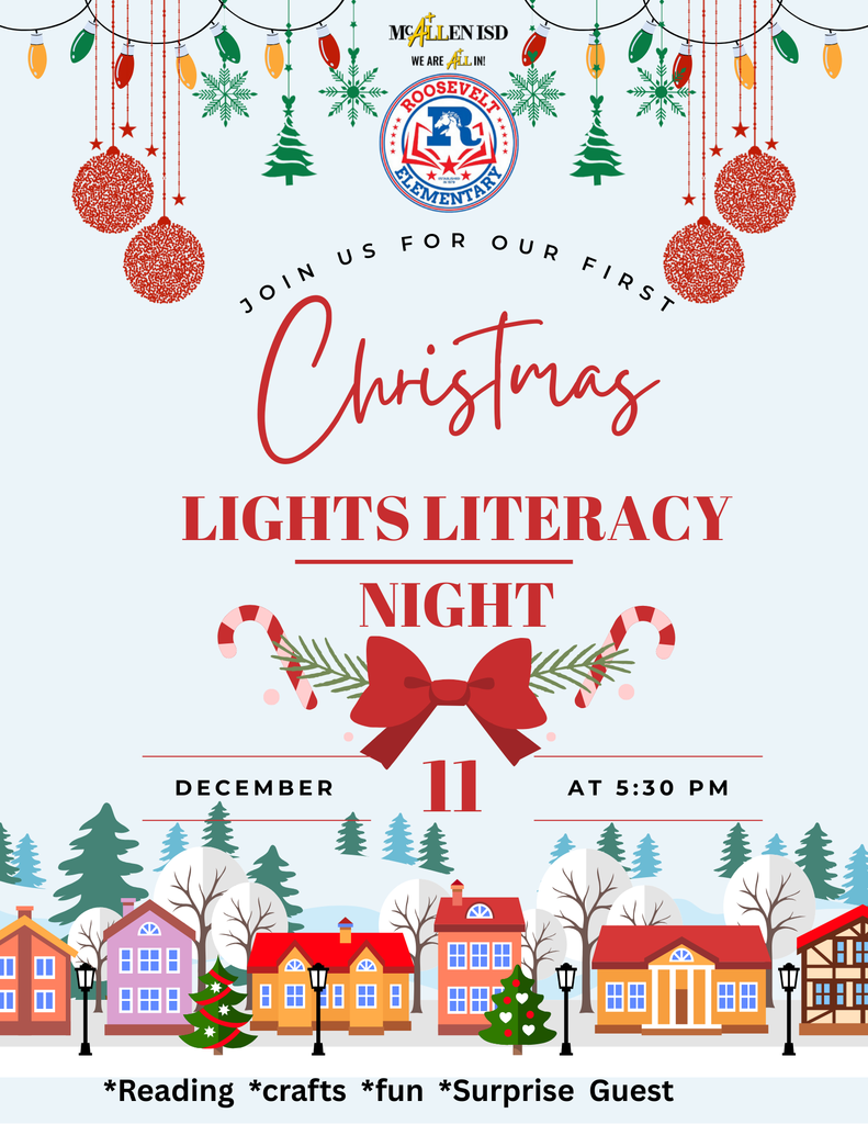 Christmas Lights Literacy Night!