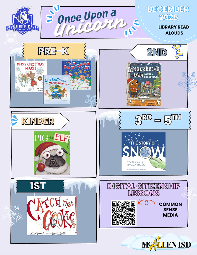 Once Upon a Unicorn Read Alouds for December 2025