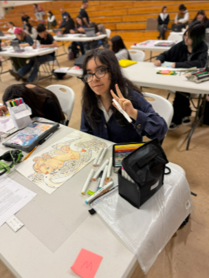 Zoe , 8th Grader Placed 5th in the McAllen Isd Creative Minds Contest