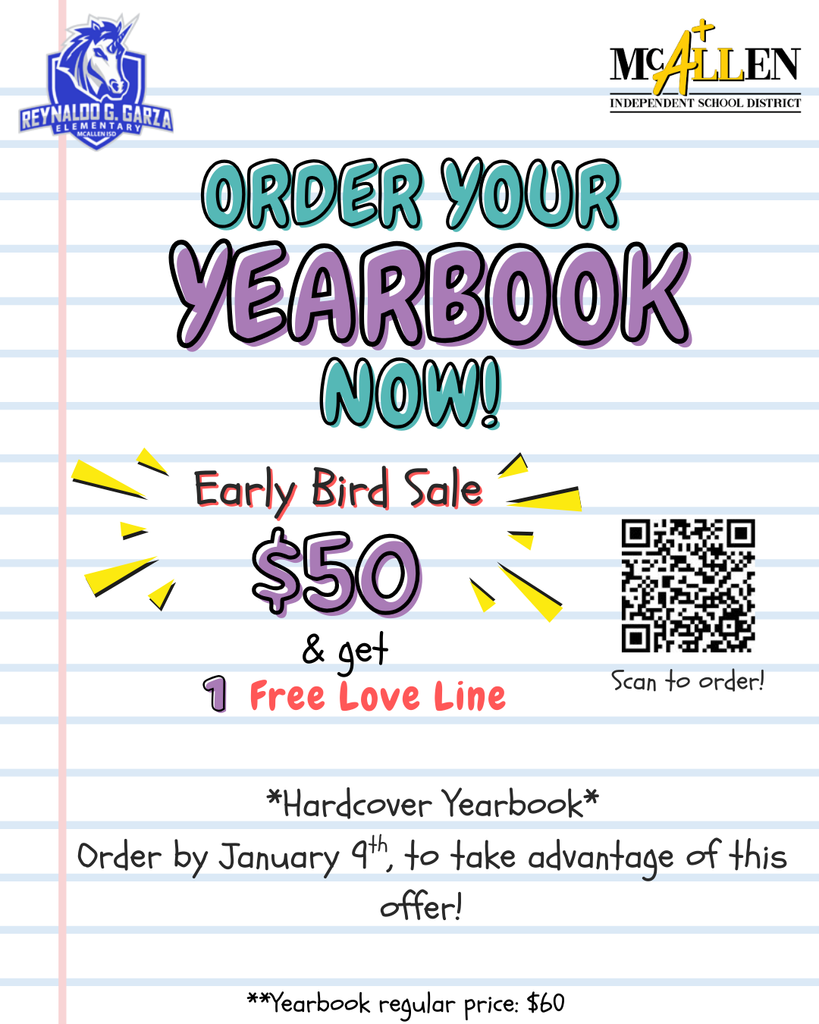 Early Bird Sale- Yearbook