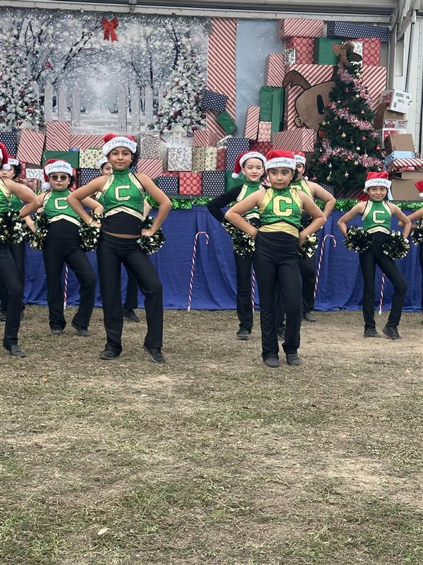 Cougarettes dancing.