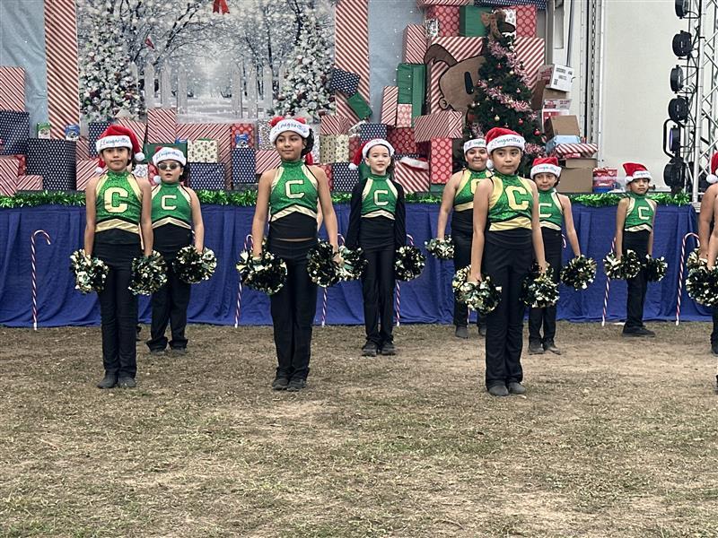 Cougarettes dancing.