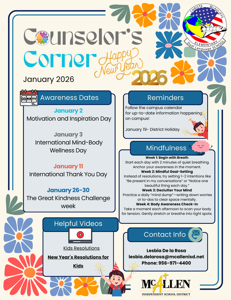 January Newsletter