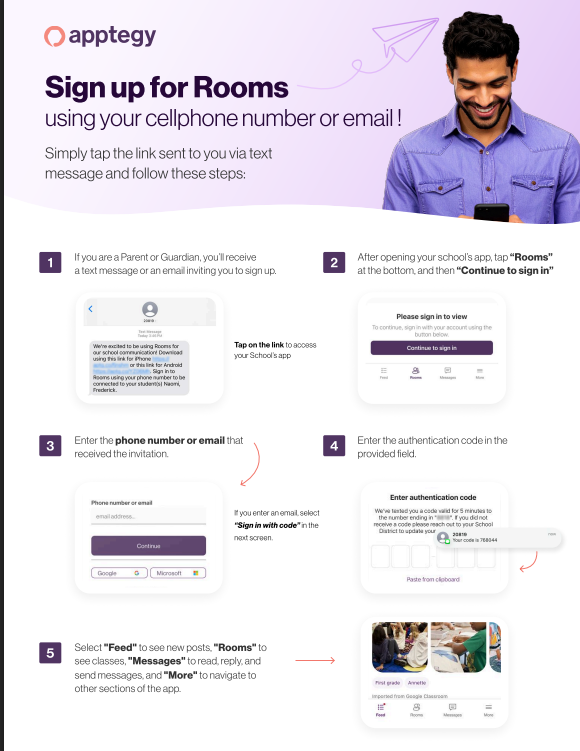 Apptegy Rooms Instructions