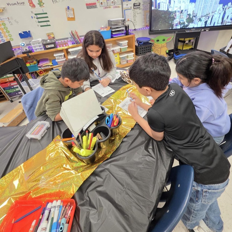 Students celebrating new years in their classroom