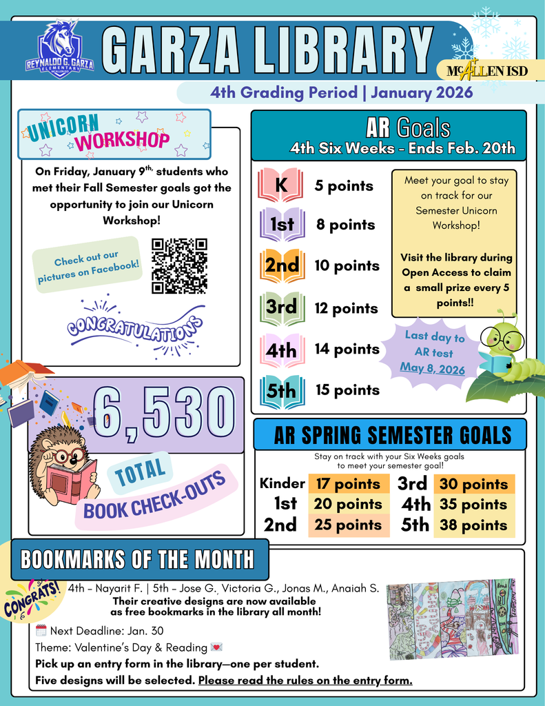 Garza Library Newsletter - January 2026