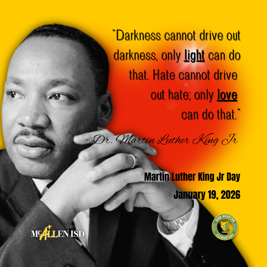 Announcement - MLK Day in English