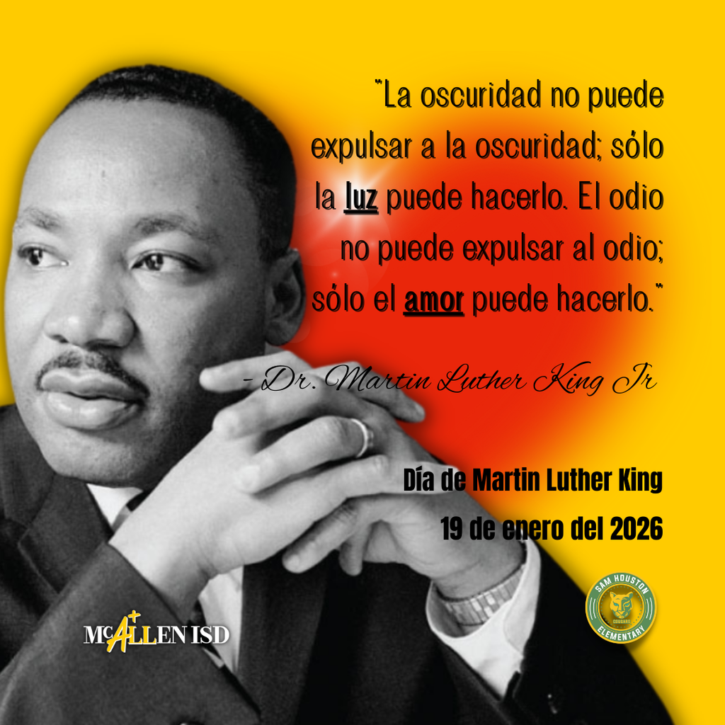 Announcement - MLK Day in Spanish