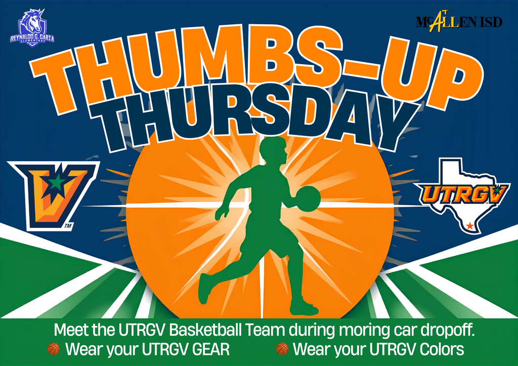 Energetic UTRGV Basketball Flyer