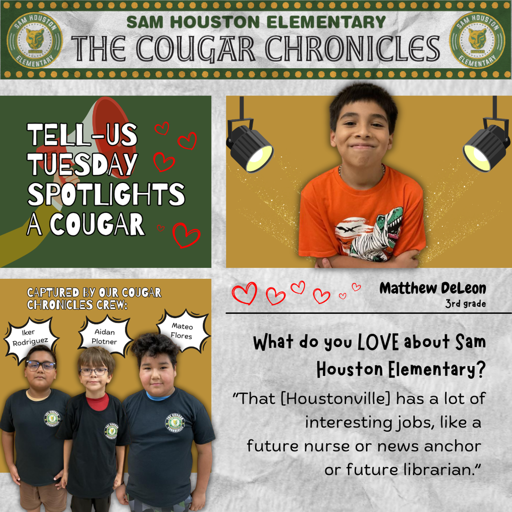 Tell-Us Tuesdays Spotlight in English