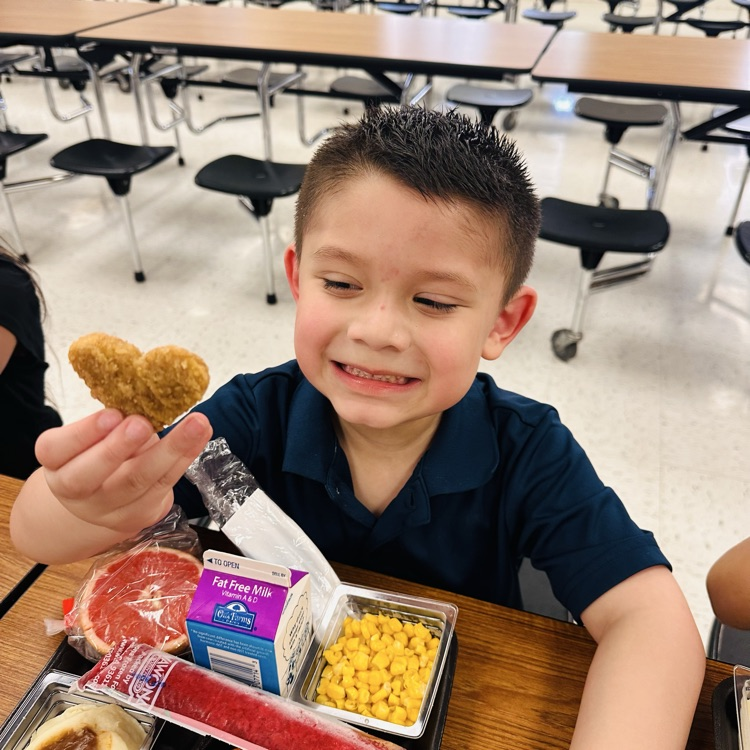 Heart chicken nuggets