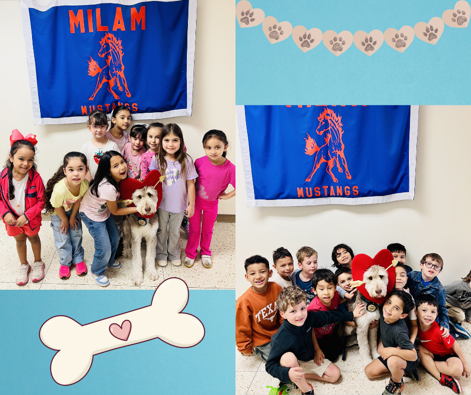 Officer Chewy Visits Milam