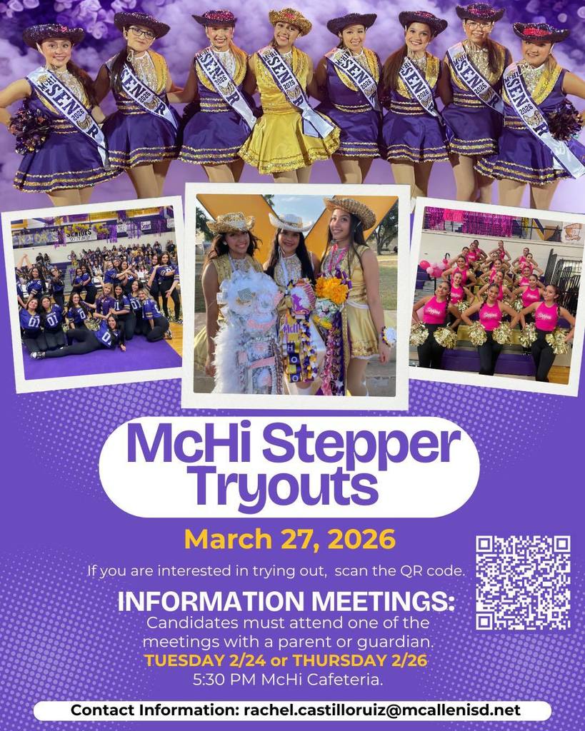 mchi cheer & stepper try outs