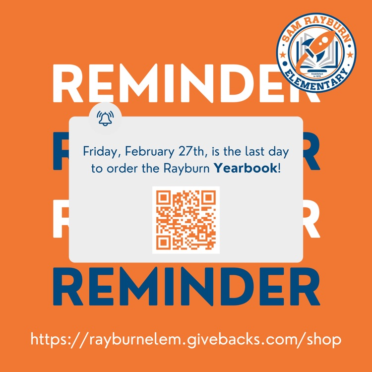 yearbook reminder