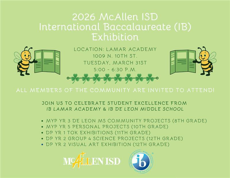 IB Exhibition at Lamar Academy