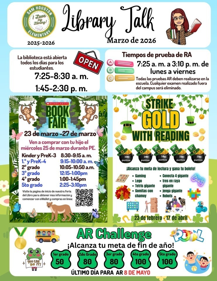 Library Talk Newsletter in Spanish