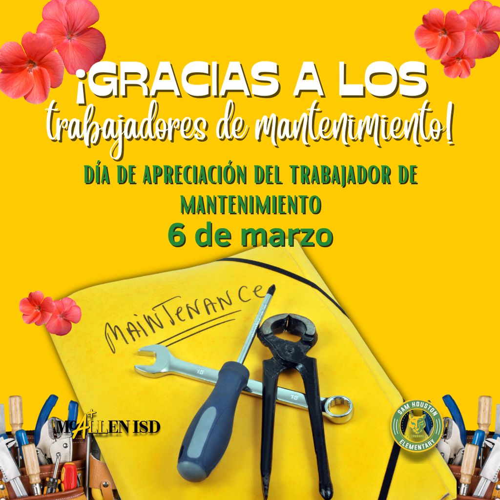 Maintenance Worker Appreciation Day Flyer in Spanish