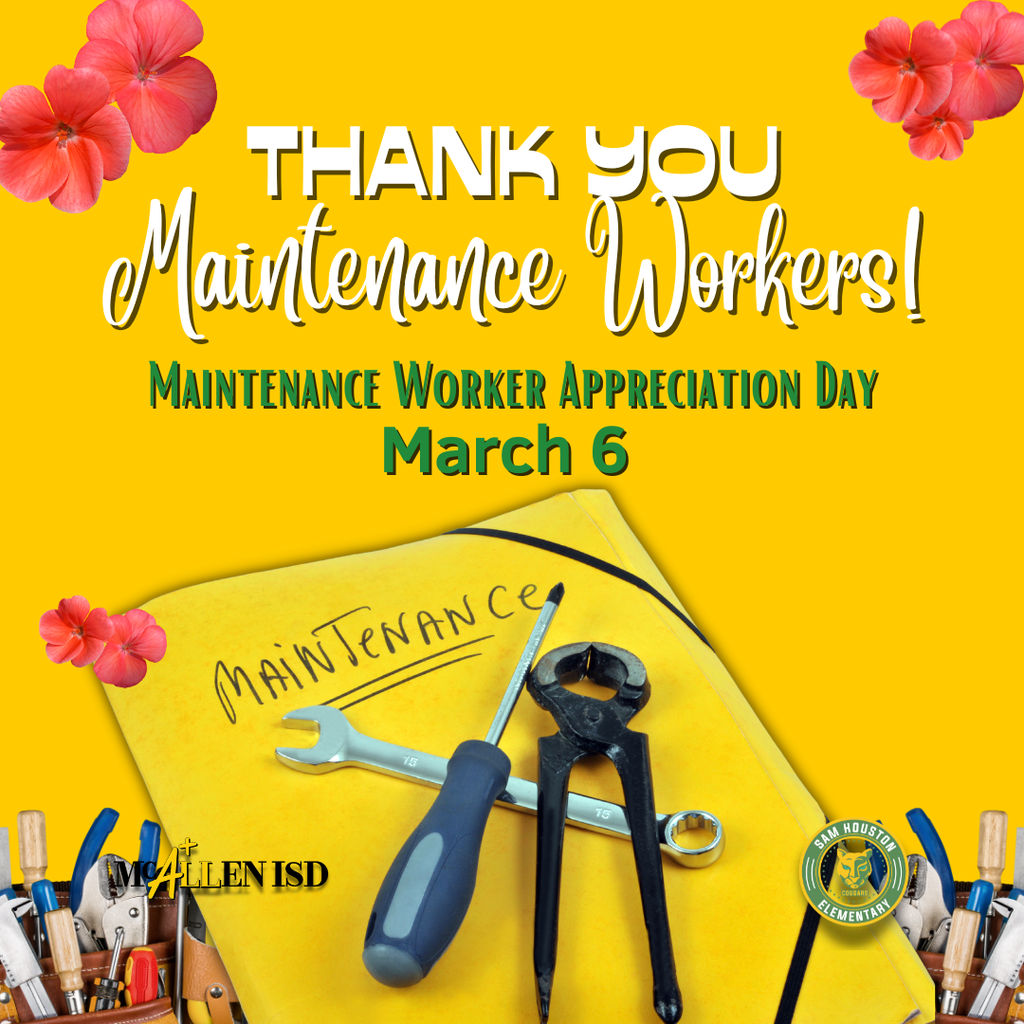 Maintenance Worker Appreciation Day Flyer in English