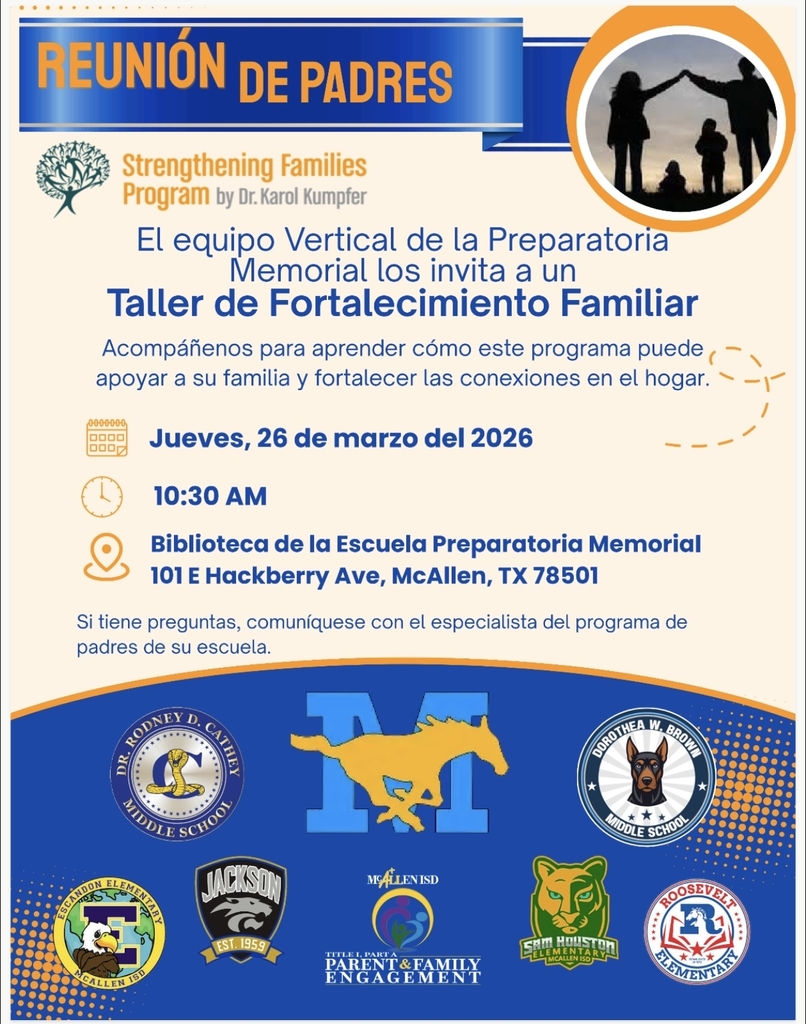 Parent Meeting Flyer in Spanish