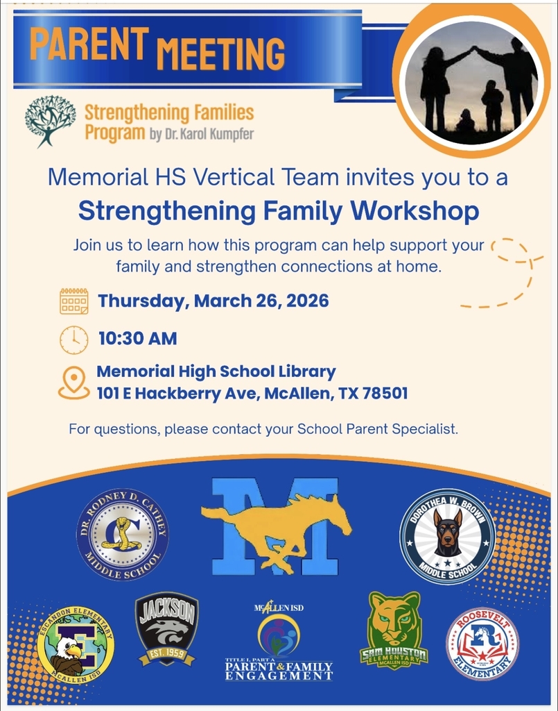 Parent Meeting Flyer in English