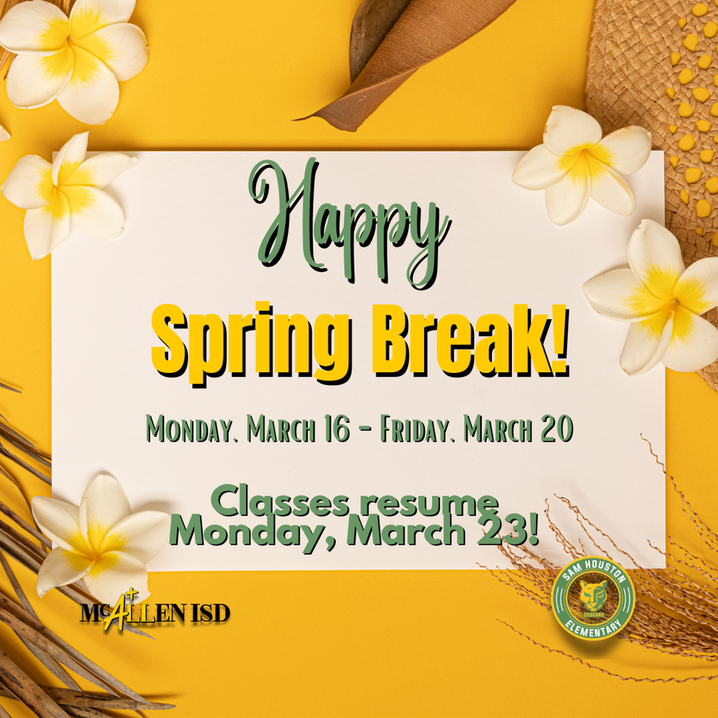 Happy Spring Break in English