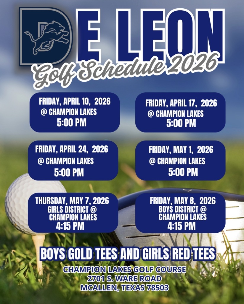 Lion Golf Schedule