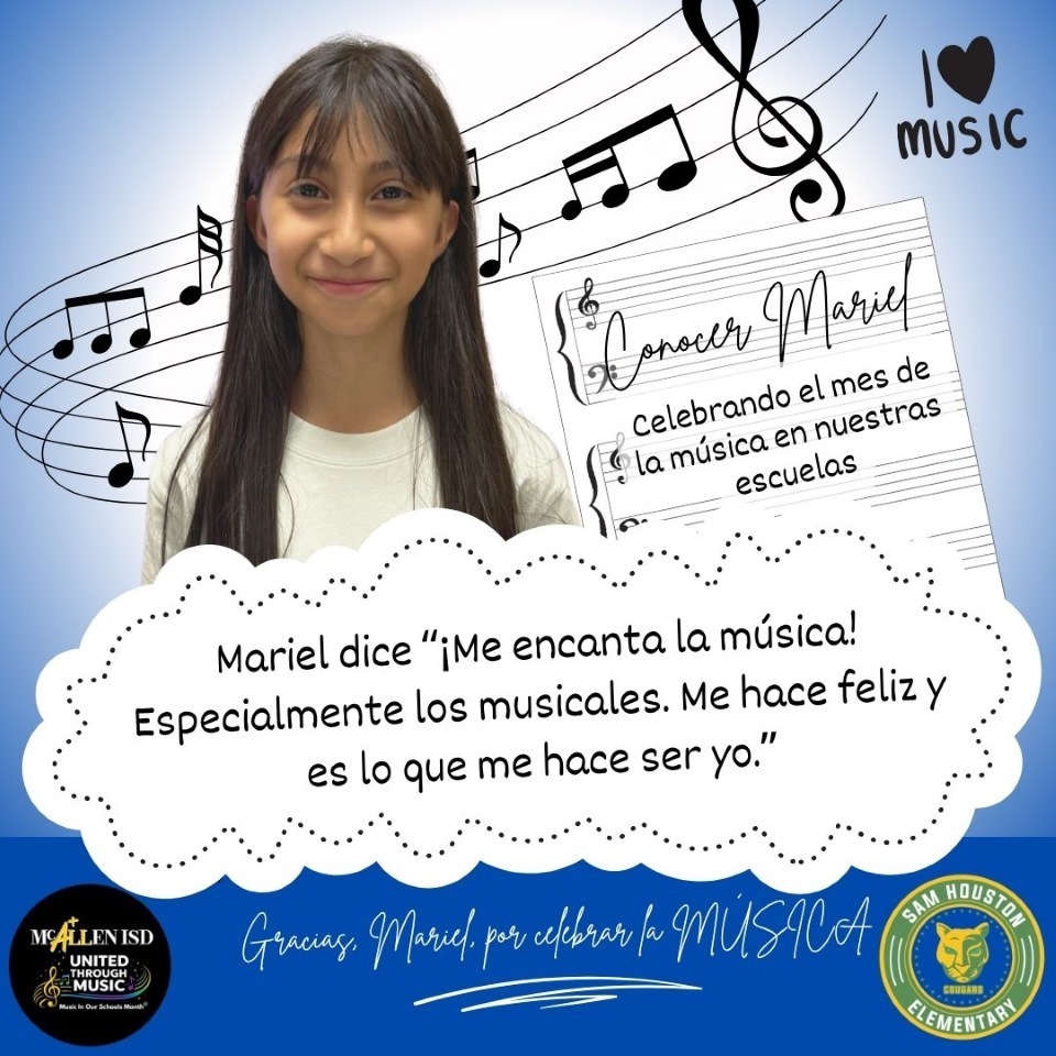 Music in Our Schools Featuring Student in Spanish