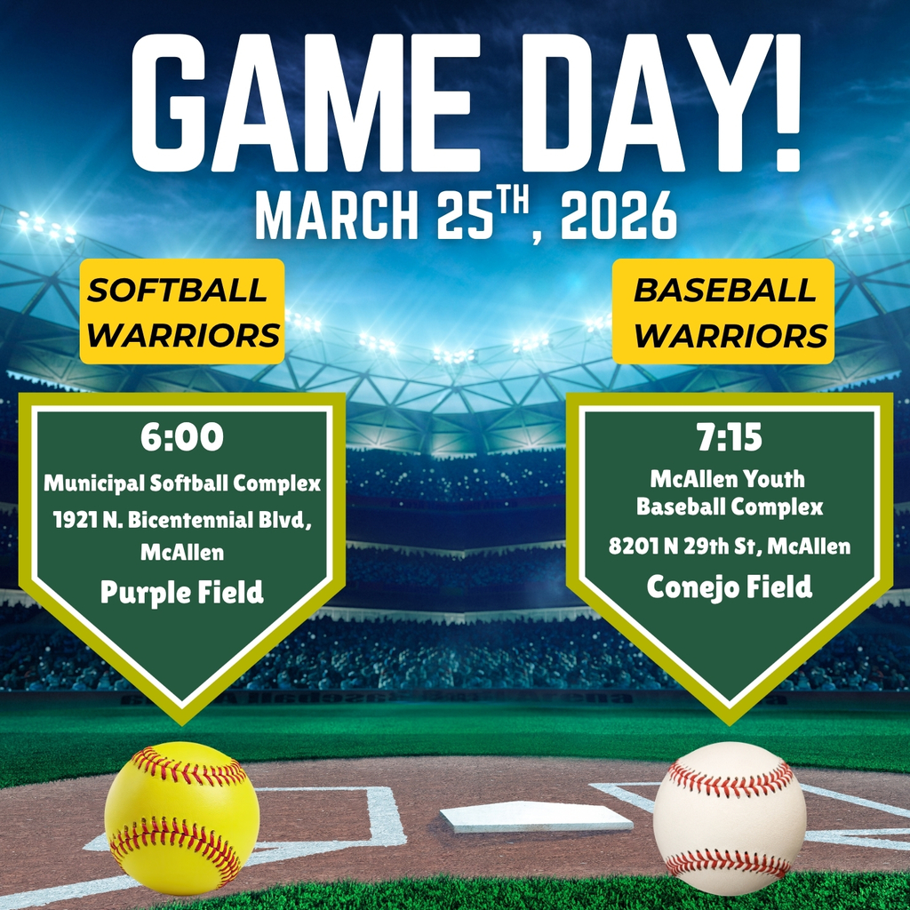 2026 Baseball softball game day