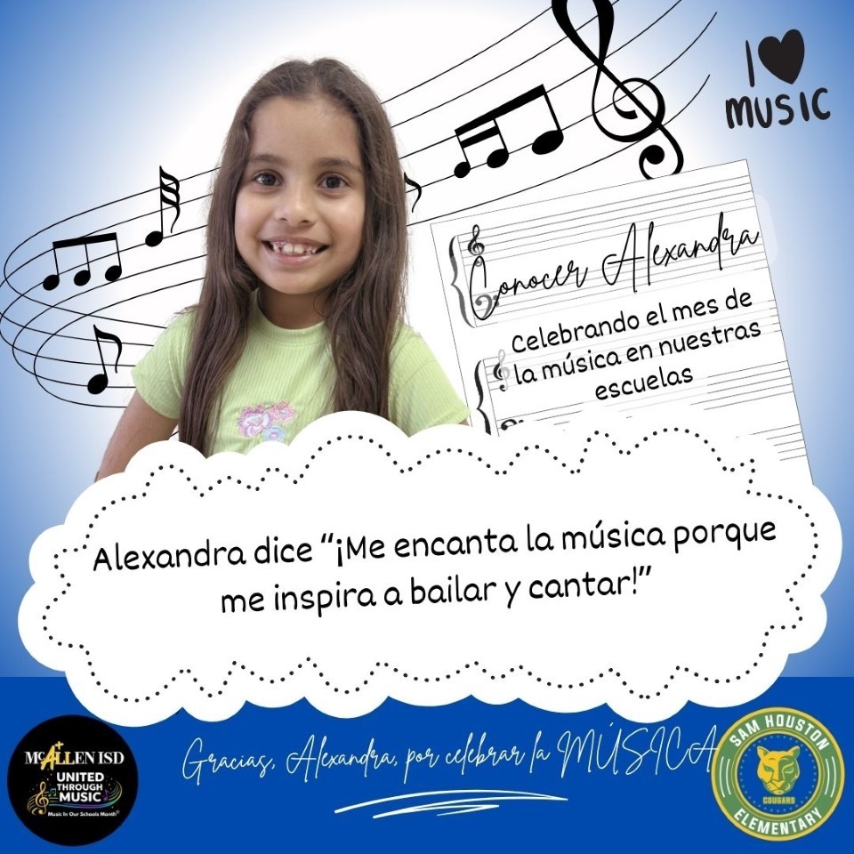 Music in Our Schools Featuring Student in Spanish