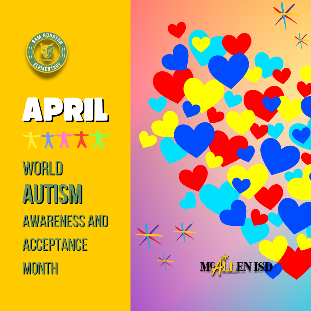 Autism Awareness Month Announcement in English