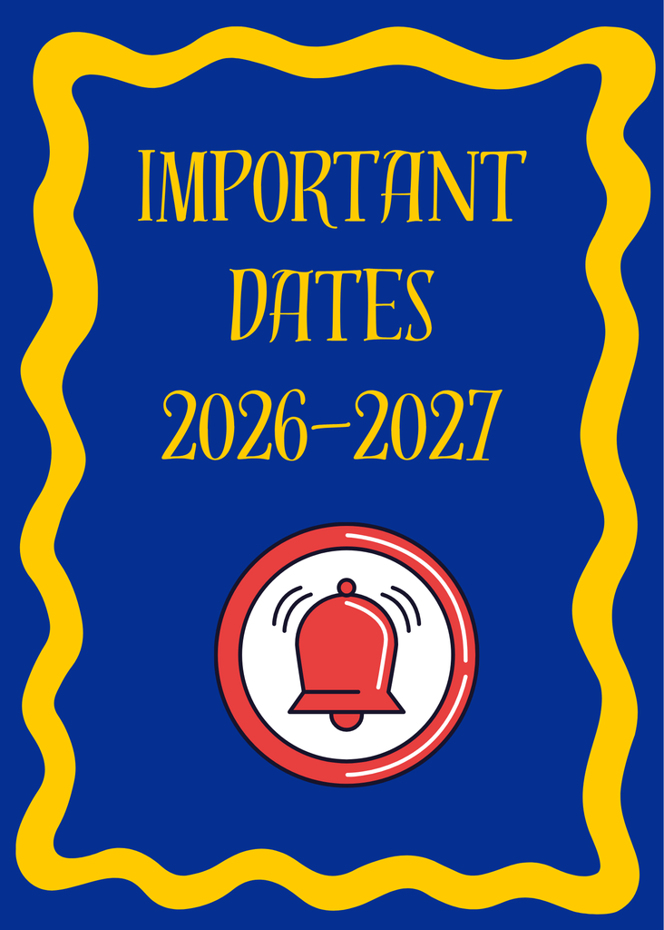 Important 2026-2027 Dates