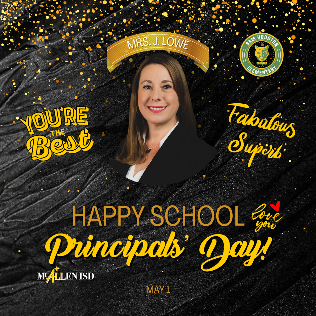 Announcement for School Principals' Day in English