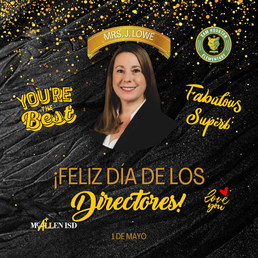Announcement for School Principals' Day in Spanish