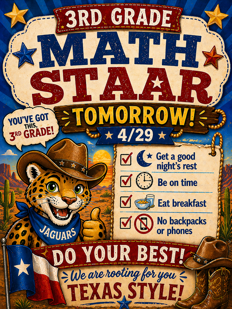3rd grade reminder