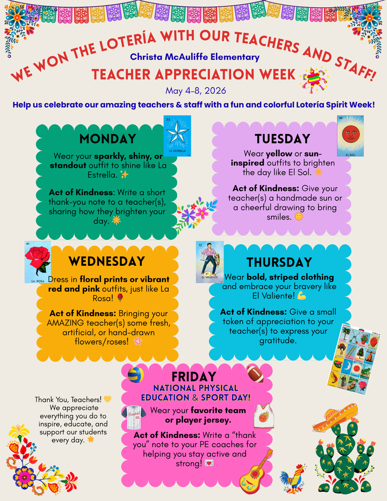 Teacher appreciation week 