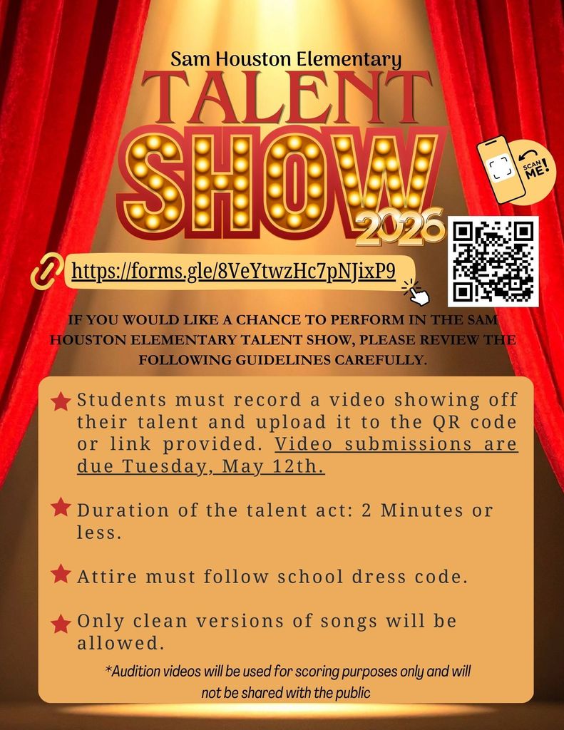 Talent Show Flyer in English